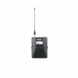 SHURE ULXD1=-G51 цифровой поясной передатчик металлический, 470-534 МГц, разъем TQG/TA4M. Черный