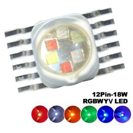 STOREMUSIC PQ12983 Светодиод 18 Вт RGBWYV, 12 контактов