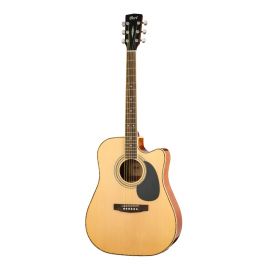 CORT AD880CE-NAT Standard Series Электро-акустическая гитара, с вырезом, цвет натуральный