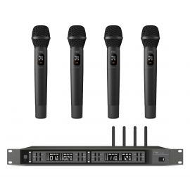 FBW A4-VOCAL четырёхканальная вокальная радиосистема, 512-562МГц, FM-модуляция, 2/10/30мВт, 3 уровня
