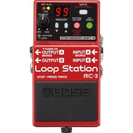 BOSS RC-3 гитарная педаль. Пямять: 99 фраз, до 3х часов записи.