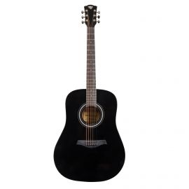 ROCKDALE Aurora D5 BK Gloss Акустическая гитара. Форма корпуса Dreadnought. Цвет черный.