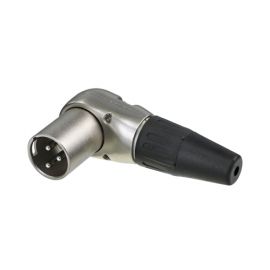 REAN RC3MR кабельный разъем XLR male, угловой, 3 контакта
