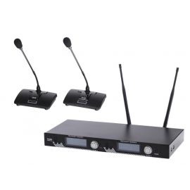 LAUDIO 4000C-UZ Беспроводная конференц-система, 2 настольных микрофона