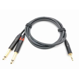 ZZcable E35-3,5-2J-0100-0 Кабель аудио 3.5-2х6.3мм, 1м