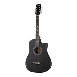 FOIX FFG-3860C-BK Акустическая гитара из пластика, с вырезом, черная