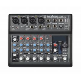 AURASONICS K8 компактный микшерный пульт 2 мик.+2мик.моно/линейных стерео+1 лин.стерео+FXстерео