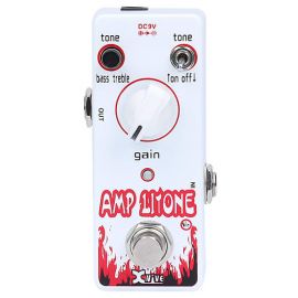XVIVE V10 AMP Liton / Boost  Педаль эффектов гитариста, металлический мини-корпус, 9В