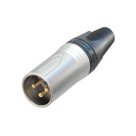 NEUTRIK NC3MXX Кабельный разъем XLR, 3-х контактный , XX-серия, металлический никелированный корпус,