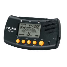 FZONE FMT-60A Тюнер хроматик, Метроном, черный
