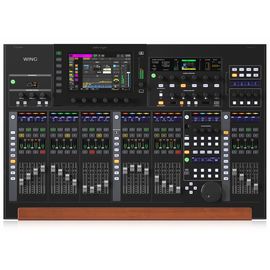BEHRINGER WING-BK цифровой микшер, 48 каналов, 24 фейдера, 10" сенсорный экран,