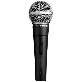 SHURE SM58SE Вокальный динамический микрофон кардиоидный, 50-15000 Гц, 1,6 мВ/Па, с выключателем