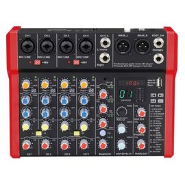 BG A48DSP Пульт микшерный, 4 моно, 1 стерео, DSP процессор 24bit/48KHz, USB MP3 плеер, BT, 2 полосный