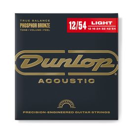 DUNLOP DAP1254 Комплект струн для акустической гитары, фосф.бронза, Light, 12-54