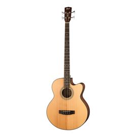 CORT SJB5F-NS-WBAG Acoustic Bass Series Электро-акустическая бас-гитара цвет натуральный, с чехлом