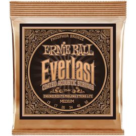 ERNIE BALL 2544 Everlast Coated 13-56 Phosphor Bronze Medium Струны для акустической гитары