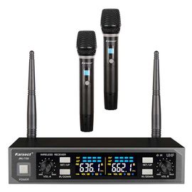 KARSECT JRU-730/HT-60C UHF PLL радиосистема с 2 ручными микрофонами