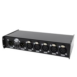 SIBERIAN Lighting SplitDMX X52 5-канальный DMX-сплиттер (разветвитель-усилитель) с двумя DMX-входами