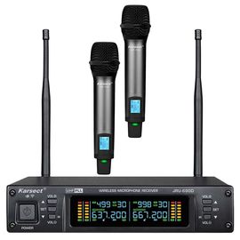KARSECT JRU-680D/HT-71C UHF PLL радиосистема с 2 ручными микрофонами
