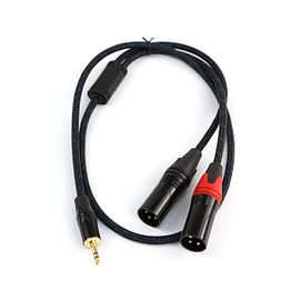 AURASONICS J35Y2XM Аудио Y-кабель jack TRS 3.5мм -> 2 x XLR, 1м