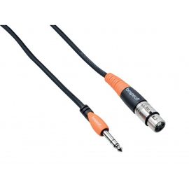 BESPECO SLSF900 Кабель готовый микрофонный серии "SILOS", JACK stereo - XLR3F, длина 9м