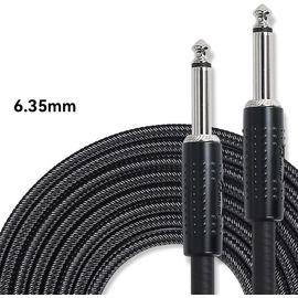 KIRLIN CIW-201B-3M BK 20AWG Кабель инструментальный Jack-Jack 6 мм тканый 3м
