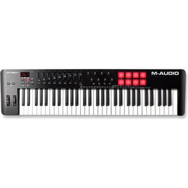 M-AUDIO OXYGEN 61 MKV 61 клавишная USB MIDI клавиатура, LCD дисплей, 8 энкодеров, 8 пэдов