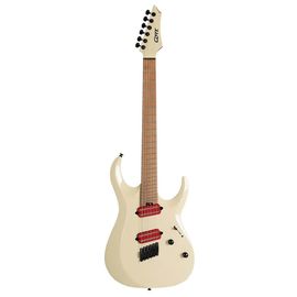 CORT X700-Mutility-II-MBG-bag X Series Электрогитара, мультимензурная, с чехлом, бежевая