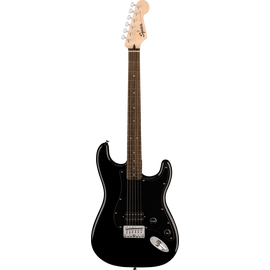 FENDER SQUIER Sonic Stratocaster HT H, Laurel Fingerboard, Black Pickguard, Black Электрогитара
