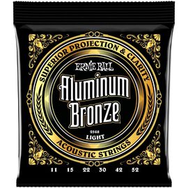 ERNIE BALL 2568 Aluminum Bronze Light 11-52 Струны для акустической гитары