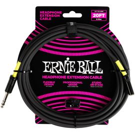 ERNIE BALL 6423 6м Удлинитель для наушников  1/4 to 3.5мм
