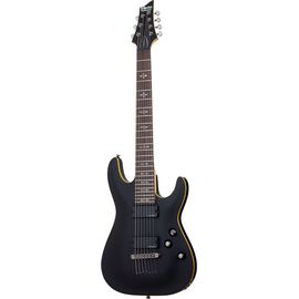SCHECTER DEMON-7 SBK Гитара электрическая,7 струн.24 лада Aged Black Satin