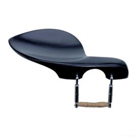 WBO VC09Eu-4/4 Подбородник для скрипки, модель Strad. Форма крепления - U. Материал - черное дерево.