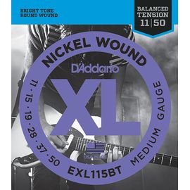 D'ADDARIO EXL115BT Nickel Wound Комплект струн для электрогитары, Medium, 11-50