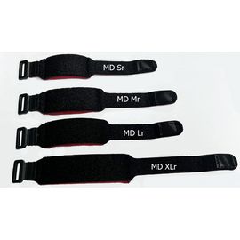 МОЗЕРЪ MD-L-R Демпфер гитарный, большой, черный/красный