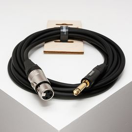 SHNOOR IC124-XFJM-1,5m Кабель инструментальный, XLRF-6.35мм моно, 1.5м