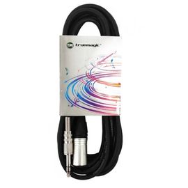 TRUE MAGIC TLC077 4M Кабель микрофонный Jack stereo XLRm, 4м, черный