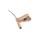 JTS CM-201F Микрофон петличный, миниатюрный, 60-15000Гц, цвет: бежевый