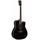 YAMAHA FGX820C BLACK Электроакустическая гитара, с трехполосным эквалайзером, качественной древесиной и защитным пикгардом