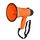 MEGAPHONE HW-6R Мегафон ручной с сиреной, записью, мощность 10 Вт