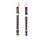 ANGEL AWR-SW(G) Wood Grain Блокфлейта сопрано, немецкая система, коричневая, 3 части ANGEL AWR-SW(G) Wood Grain Блокфлейта сопрано, немецкая система, коричневая, 3 части