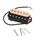MUSICLILY M433 Звукосниматель магнитный хамбакер, нековый, кремовый/черный
