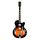 CORT Yorktown-BV-TAB-BAG Hollow Body Series Электрогитара, арктоп, с чехлом