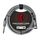 KIRLIN IWCC-202PN /BKA 20AWG кабель инструментальный Jack-Jack 6 мм тканый 3м
