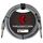 KIRLIN IWCC-201PN /BKA 20AWG Кабель инструментальный Jack-Jack 6 мм тканый 6м