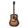 CORT Earth60M-OPTB/TR Earth Series Трансакустическая гитара, черный санберст