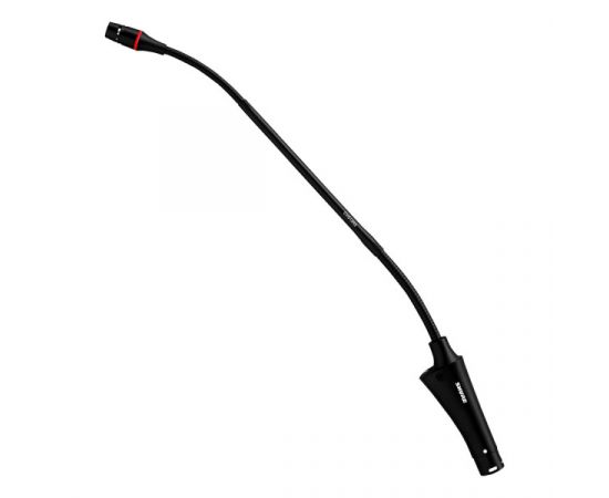 SHURE CVG12-B/C конденсаторный кардиоидный микрофон на гибком держателе, встроенный преамп, черный,