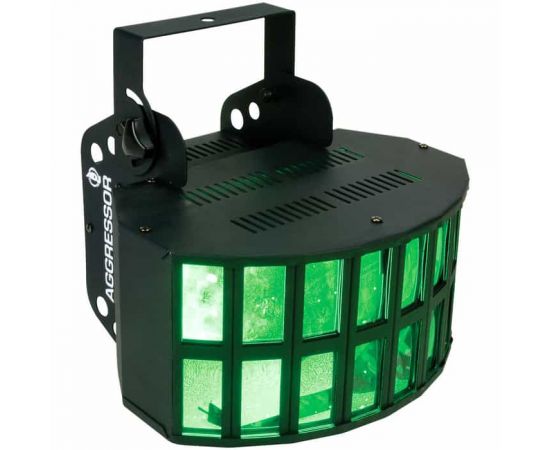 AMERICAN DJ Aggressor TRI LED Cветодиодный дискотечный прибор, звуковая анимация, 2 х 9W TRI диода