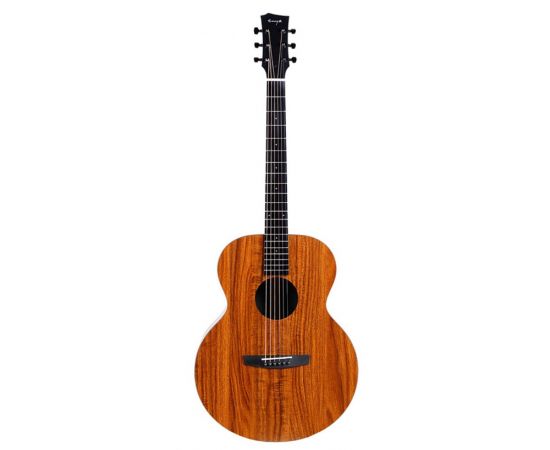 ENYA EA-X1+ Акустическая гитара (Чехол в комплекте) +Запасной комплект струн, каподастр, тюнер и мед