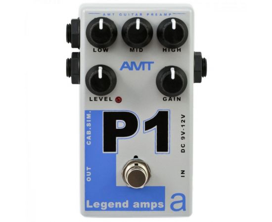 AMT P-1 Legend amps Guitar preamp (PV-5150 Emulates) Педаль гитарная